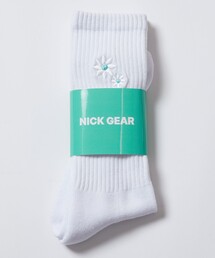 Firsthand | NICK GEAR/ニックギア SP Flower SOCKS / 別注フラワー刺繍ソックス(ソックス/靴下)