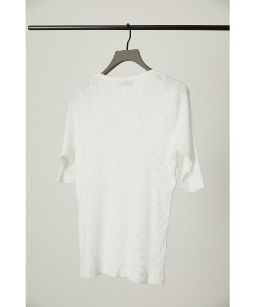 RIM.ARK（リムアーク）の「Arranged rib cut tops（Tシャツ/カットソー