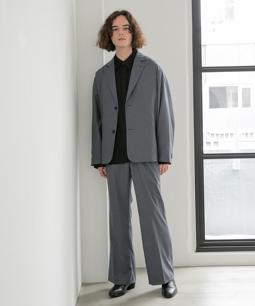 HARE(ハレ)の「TRエブリデイジャケット(HARE)(テーラードジャケット・メンズ・ブラック/グレー/レッド・SMALL/MEDIUM)」の3枚目の写真