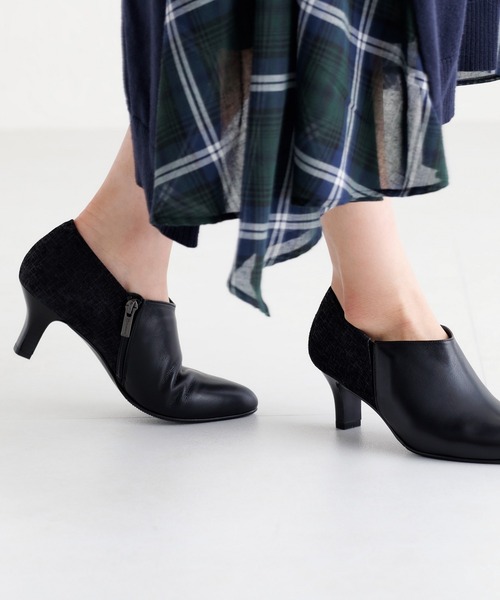 water massage（ウォーターマッサージ）の「【water massage】【撥水】ブーティー/622307（ブーツ・レディース・グレー/ブラック/ベージュ・23.5cm/24.5cm/23.0cm/24.0cm/22.5cm/22.0cm）」の12枚目の写真