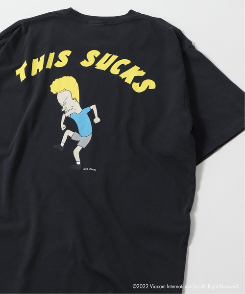 JOURNAL STANDARD(ジャーナルスタンダード)の「【BEAVIS AND BUTT-HEAD × JS】ビーバス・アンド・バットヘッド Tシャツ 2(Tシャツ/カットソー・メンズ・ホワイト/サックスブルー/ピンク/アイボリー/ブラックミックス/ホワイト系その他/ブラック系その他/ライトイエロー・MEDIUM/LARGE)」の6枚目の写真