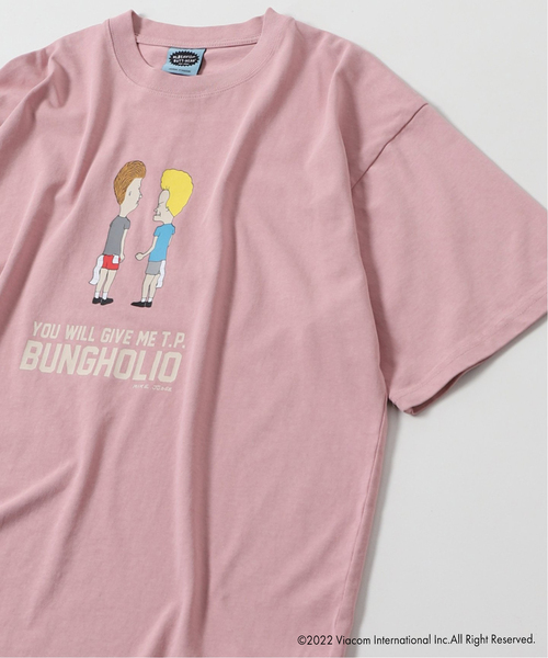 JOURNAL STANDARD(ジャーナルスタンダード)の「【BEAVIS AND BUTT-HEAD × JS】ビーバス・アンド・バットヘッド Tシャツ 2(Tシャツ/カットソー・メンズ・ホワイト/サックスブルー/ピンク/アイボリー/ブラックミックス/ホワイト系その他/ブラック系その他/ライトイエロー・MEDIUM/LARGE)」の8枚目の写真
