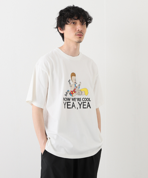 ビーバス・アンド・バットヘッド オーバーサイズTシャツ 白 FTC x BEAVIS AND BUTT-HEAD / CHEWING GUM TEE の通販サイト