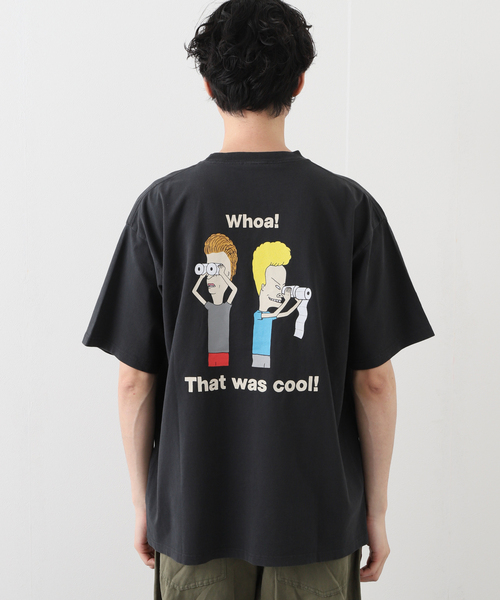 JOURNAL STANDARD(ジャーナルスタンダード)の「【BEAVIS AND BUTT-HEAD × JS】ビーバス・アンド・バットヘッド Tシャツ 2(Tシャツ/カットソー・メンズ・ホワイト/サックスブルー/ピンク/アイボリー/ブラックミックス/ホワイト系その他/ブラック系その他/ライトイエロー・MEDIUM/LARGE)」の17枚目の写真
