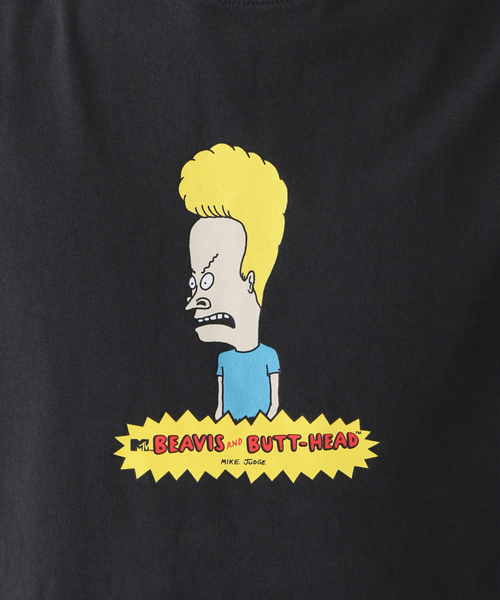 JOURNAL STANDARD(ジャーナルスタンダード)の「【BEAVIS AND BUTT-HEAD × JS】ビーバス・アンド・バットヘッド Tシャツ 2(Tシャツ/カットソー・メンズ・ホワイト/サックスブルー/ピンク/アイボリー/ブラックミックス/ホワイト系その他/ブラック系その他/ライトイエロー・MEDIUM/LARGE)」の11枚目の写真