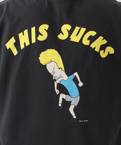 JOURNAL STANDARD(ジャーナルスタンダード)の「【BEAVIS AND BUTT-HEAD × JS】ビーバス・アンド・バットヘッド Tシャツ 2(Tシャツ/カットソー・メンズ・ホワイト/サックスブルー/ピンク/アイボリー/ブラックミックス/ホワイト系その他/ブラック系その他/ライトイエロー・MEDIUM/LARGE)」の12枚目の写真
