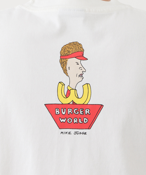 JOURNAL STANDARD(ジャーナルスタンダード)の「【BEAVIS AND BUTT-HEAD × JS】ビーバス・アンド・バットヘッド Tシャツ 2(Tシャツ/カットソー・メンズ・ホワイト/サックスブルー/ピンク/アイボリー/ブラックミックス/ホワイト系その他/ブラック系その他/ライトイエロー・MEDIUM/LARGE)」の19枚目の写真