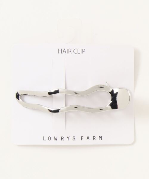 LOWRYS FARM(ローリーズファーム)の「メタルヘアクリップ 157418(バレッタ/ヘアクリップ・レディース・シルバー/ゴールド・FREE)」の3枚目の写真