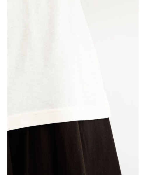 Samansa Mos2(サマンサ モスモス)の「スタンド襟レースノースリーブカットソー(Tシャツ/カットソー・レディース・オフホワイト/モカ/チャコール/キナリ・フリ-)」の21枚目の写真