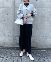 SETUP7 | もっちり軽めあったか素材。【MAISON BREEZE】ボリュームニットカーディガン(カーディガン/ボレロ)