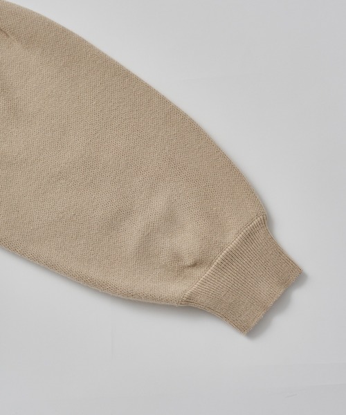 SETUP7（セットアップセブン）の「【SETUP7】ドロップショルダーボリュームスリーブニットカーディガン（カーディガン/ボレロ・レディース・グリーン/ライトグレー/ベージュ/ブラック・FREE）」の9枚目の写真