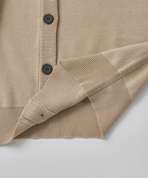 SETUP7（セットアップセブン）の「【SETUP7】ドロップショルダーボリュームスリーブニットカーディガン（カーディガン/ボレロ・レディース・グリーン/ライトグレー/ベージュ/ブラック・FREE）」の11枚目の写真