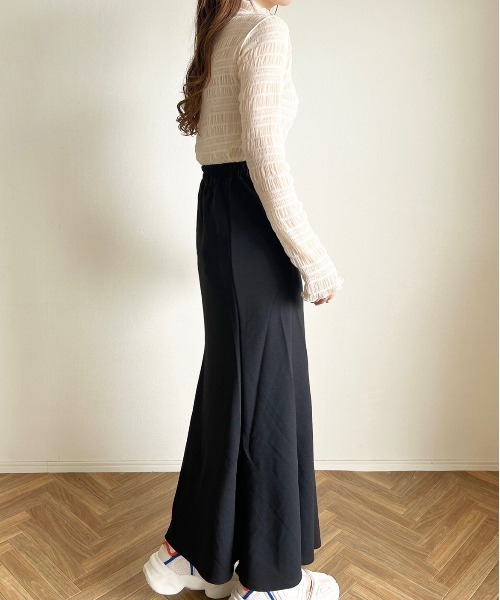 cle（クレ）の「シャーリングシアートップス（Tシャツ/カットソー・レディース・アイボリー・FREE）」の9枚目の写真