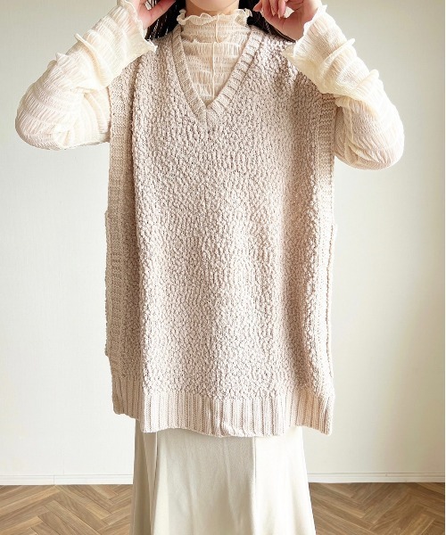 cle（クレ）の「シャーリングシアートップス（Tシャツ/カットソー・レディース・アイボリー・FREE）」の11枚目の写真