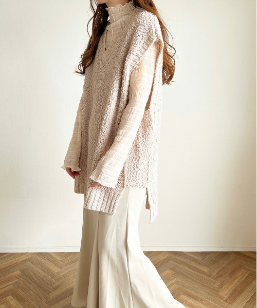 cle（クレ）の「シャーリングシアートップス（Tシャツ/カットソー・レディース・アイボリー・FREE）」の18枚目の写真