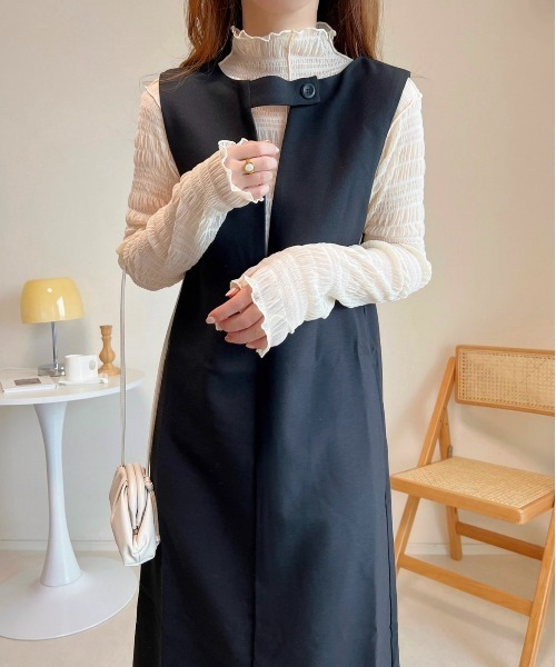 cle（クレ）の「シャーリングシアートップス（Tシャツ/カットソー・レディース・アイボリー・FREE）」の8枚目の写真