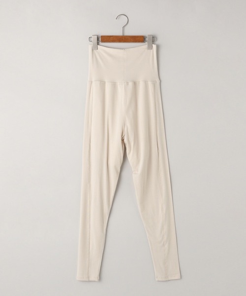 A part by（アパートバイ）の「【underwear】RCベアサポートレギンス（レギンス/スパッツ・レディース・ブラック/ライトベージュ・FREE）」の2枚目の写真