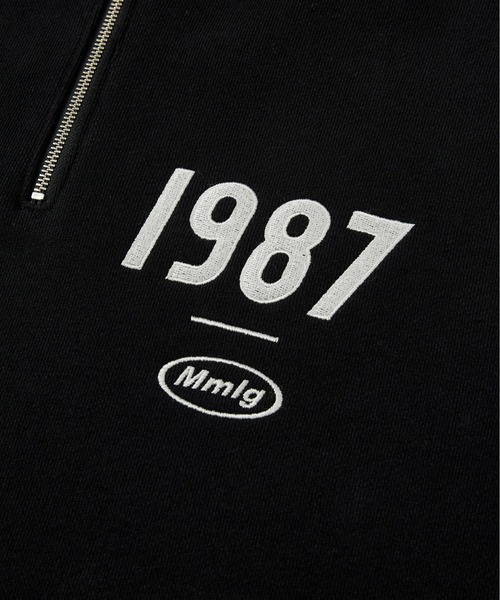87mm(87mm)の「【87MM / Mmlg】19MG HALF-ZIP SWEAT / パルチムエムエム Mmlg 19MG ハーフジップ ロゴ スウェットシャツ(スウェット・レディース・ナチュラル/グレー/ブラウン/ブラック・MEDIUM/LARGE/SMALL)」の13枚目の写真