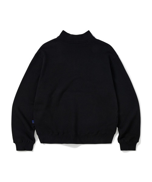 87mm(87mm)の「【87MM / Mmlg】19MG HALF-ZIP SWEAT / パルチムエムエム Mmlg 19MG ハーフジップ ロゴ スウェットシャツ(スウェット・レディース・ナチュラル/グレー/ブラウン/ブラック・MEDIUM/LARGE/SMALL)」の11枚目の写真
