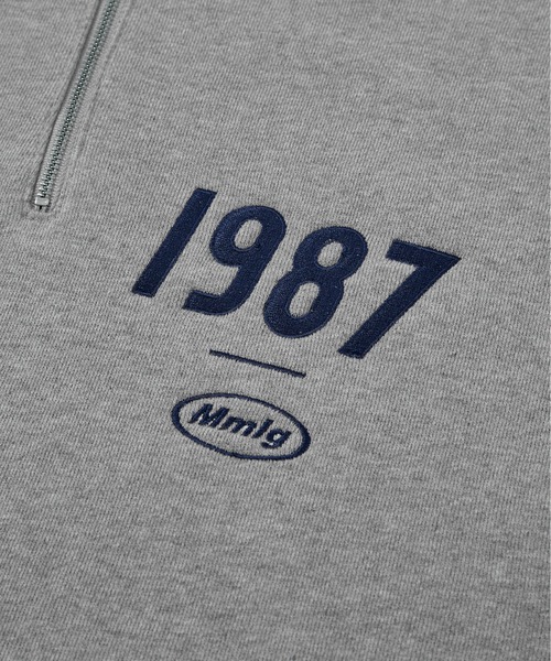 87mm(87mm)の「【87MM / Mmlg】19MG HALF-ZIP SWEAT / パルチムエムエム Mmlg 19MG ハーフジップ ロゴ スウェットシャツ(スウェット・レディース・ナチュラル/グレー/ブラウン/ブラック・MEDIUM/LARGE/SMALL)」の20枚目の写真