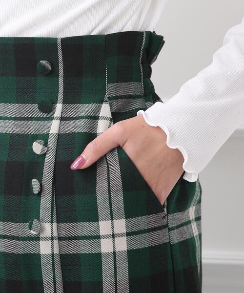 DRESKIP（ドレスキップ）の「◆裏に秘密（工夫）ベンツスリットナロ－スカート（スカート・レディース・ブラック/グリーン系その他3/ブラック系1・02/03）」の9枚目の写真