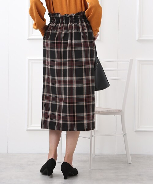 DRESKIP（ドレスキップ）の「◆裏に秘密（工夫）ベンツスリットナロ－スカート（スカート・レディース・ブラック/グリーン系その他3/ブラック系1・02/03）」の20枚目の写真