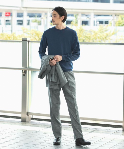 セール】LIFE STYLE TAILOR フラノパンツ（スーツパンツ