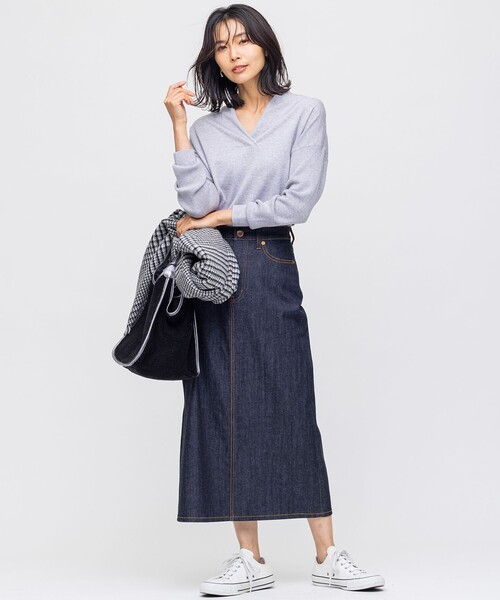 23区（ニジュウサンク）の「【WEB限定】23区DENIM ストレッチデニム スカート（デニムスカート・レディース・アイボリー系/スカイブルー系/ネイビー系・40/38/36）」の11枚目の写真
