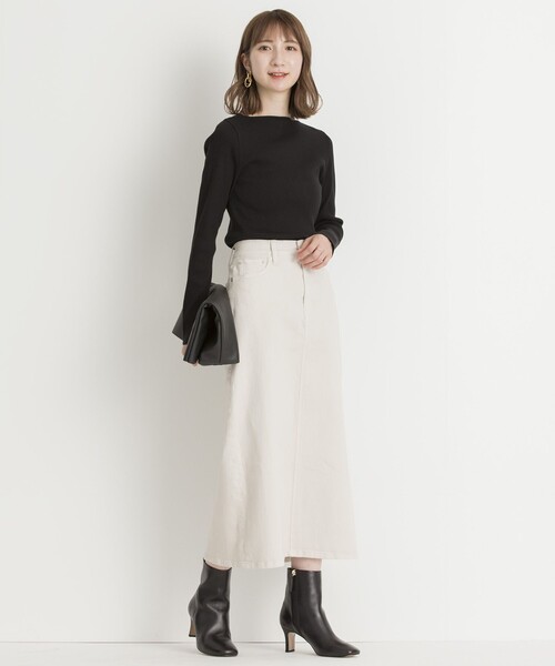 23区（ニジュウサンク）の「【WEB限定】23区DENIM ストレッチデニム スカート（デニムスカート・レディース・アイボリー系/スカイブルー系/ネイビー系・40/38/36）」の13枚目の写真