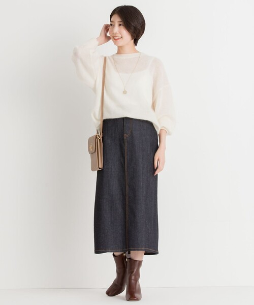 23区（ニジュウサンク）の「【WEB限定】23区DENIM ストレッチデニム スカート（デニムスカート・レディース・アイボリー系/スカイブルー系/ネイビー系・40/38/36）」の15枚目の写真