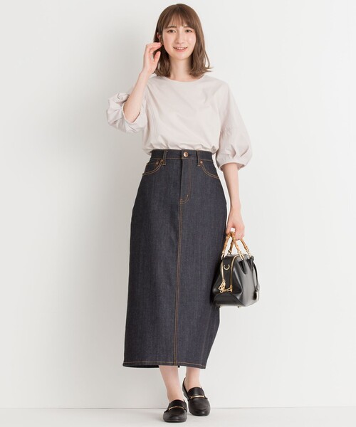 23区（ニジュウサンク）の「【WEB限定】23区DENIM ストレッチデニム スカート（デニムスカート・レディース・アイボリー系/スカイブルー系/ネイビー系・40/38/36）」の17枚目の写真