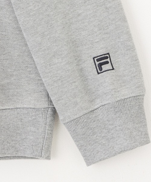 【FILA/フィラ】ワンポイント刺繍 スウェットトレーナー ブランドロゴ