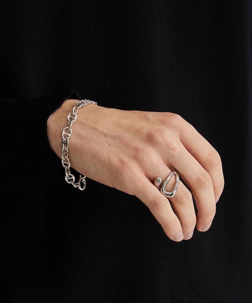 UNITED TOKYO（ユナイテッドトウキョウ）の「オーバルラインリング（リング・メンズ・シルバー・000）」の6枚目の写真