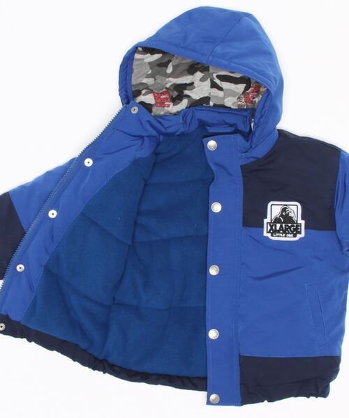 無料発送 XLARGE KIDS（エクストララージキッズ）の「2トーン中綿 ジャケット・ブルゾン
