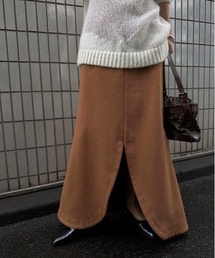 UND 2WAY CURVE SLIT MERMAID SKIRT