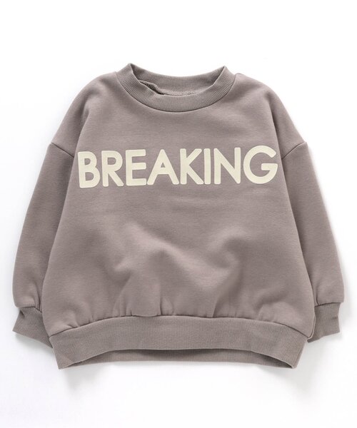 BREEZE（ブリーズ）の「【一部WEB限定カラー】あったかロゴプリントトレーナー_裏シャギー（スウェット・キッズ・キャメル/ベージュ/ワインレッド/ブラウン/ブラック/カーキ/ネイビー・110/140/150/100/90/120/130）」の18枚目の写真