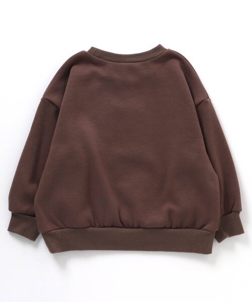 BREEZE（ブリーズ）の「【一部WEB限定カラー】あったかロゴプリントトレーナー_裏シャギー（スウェット・キッズ・キャメル/ベージュ/ワインレッド/ブラウン/ブラック/カーキ/ネイビー・110/140/150/100/90/120/130）」の19枚目の写真