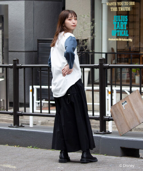GOOD ROCK SPEED(グッドロックスピード)の「【GOOD ROCK SPEED/グッドロックスピード】別注ミッキーベースボールTシャツ 7分袖(Tシャツ/カットソー・メンズ・ホワイト系その他・M/L)」の15枚目の写真