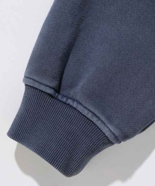 XLARGE(エクストララージ)の「PIGMENT DYED ZIP UP HOODED SWEAT(パーカー・メンズ・グリーン/ネイビー/ブラック・S/XL/L/M)」の8枚目の写真