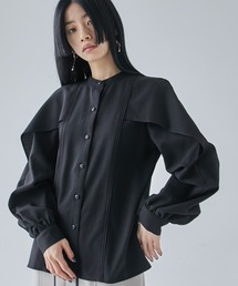 UNITED TOKYO | ケープタックコンビブラウス(シャツ/ブラウス)