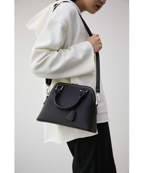 AZUL by moussy（アズールバイマウジー）の「DOUBLE ZIPPER HAND BAG/ダブルジッパーハンドバッグ（ハンドバッグ・レディース・ライトブルー/ブラック/アイボリー/ブルー/シルバー/グレー/グリーン/ベージュ/ライトグリーン・FREE）」の16枚目の写真