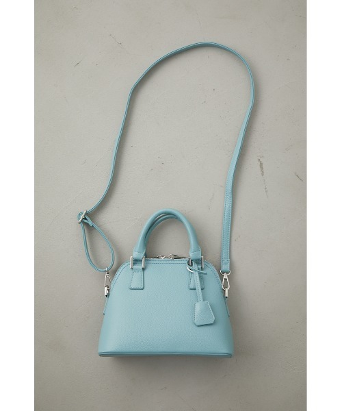 AZUL by moussy（アズールバイマウジー）の「DOUBLE ZIPPER HAND BAG/ダブルジッパーハンドバッグ（ハンドバッグ・レディース・ライトブルー/ブラック/アイボリー/ブルー/シルバー/グレー/グリーン/ベージュ/ライトグリーン・FREE）」の21枚目の写真