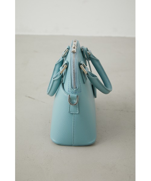 AZUL by moussy（アズールバイマウジー）の「DOUBLE ZIPPER HAND BAG/ダブルジッパーハンドバッグ（ハンドバッグ・レディース・ライトブルー/ブラック/アイボリー/ブルー/シルバー/グレー/グリーン/ベージュ/ライトグリーン・FREE）」の12枚目の写真