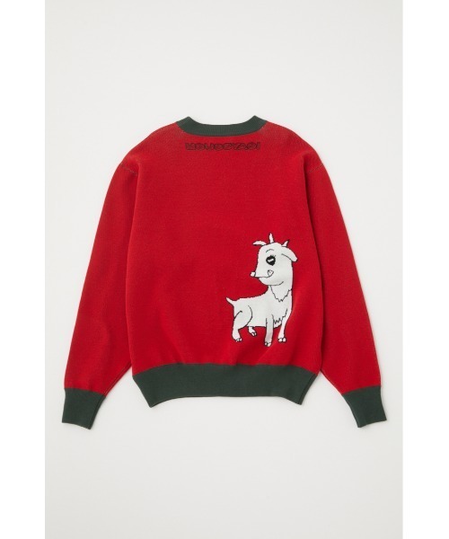 お正月SALE️ 【希少】moussyagi クリスマスニット　MOUSSY MOUSSY（マウジー）の「YG YAGI CHRISTMAS KNIT（ニット⁄セーター