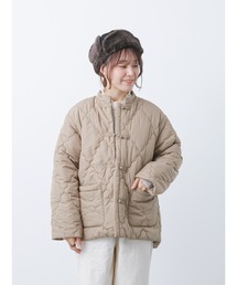 チャイナボタンキルトジャケット