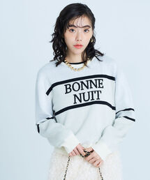 fredy emue | ジャガードロゴニット プルオーバー(ニット/セーター)