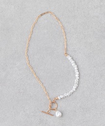 Chico | 【2023SS】淡水パールアシメネックレス(ネックレス)