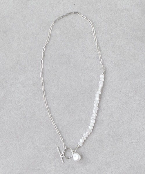 Chico(チコ)の「【2023SS】淡水パールアシメネックレス(ネックレス・レディース・ゴールド/シルバー・FREE)」の5枚目の写真