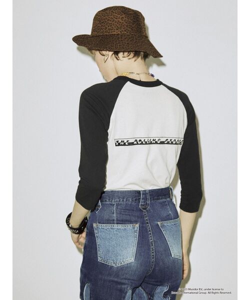 jouetie（ジュエティ）の「The Rolling Stones ラグランカットソー【コラボ】（Tシャツ/カットソー・レディース・ブルー/オフホワイト/グレー・MEDIUM）」の16枚目の写真