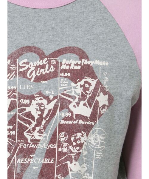 jouetie（ジュエティ）の「The Rolling Stones ラグランカットソー【コラボ】（Tシャツ/カットソー・レディース・ブルー/オフホワイト/グレー・MEDIUM）」の11枚目の写真
